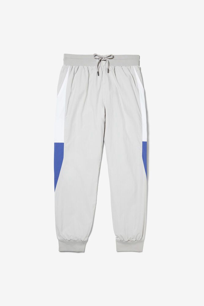 Fila Pants Mens Grey/White/Blue Destin Color Blocked Track - Ireland 82347-OUZS